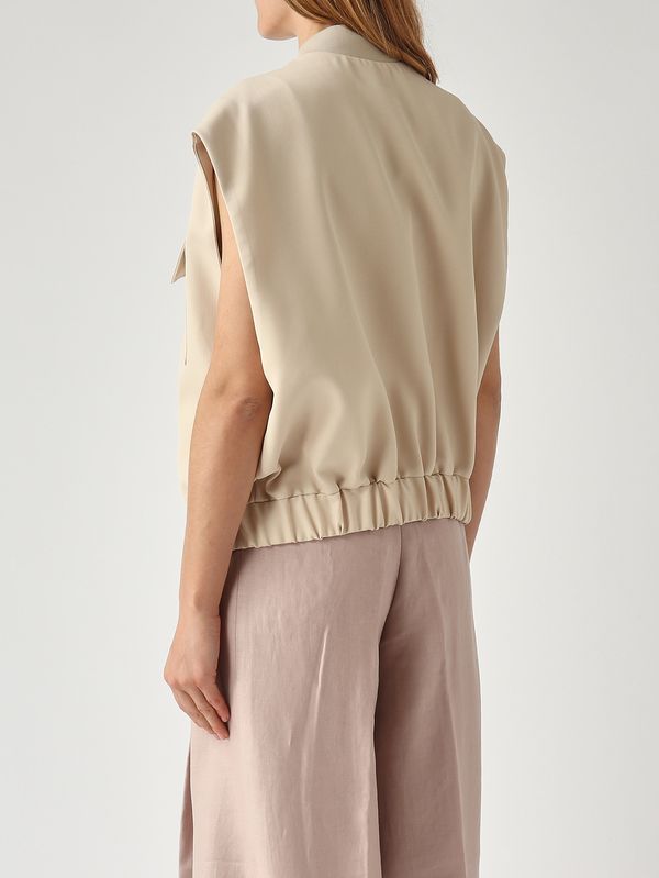 4. Koral women's wool vest Ivory Nine in the morning krl02