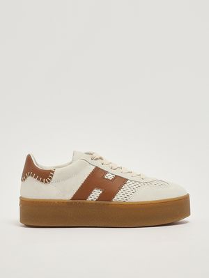1. Zapatillas Cool H698 de piel para mujer Cuero de mantequilla