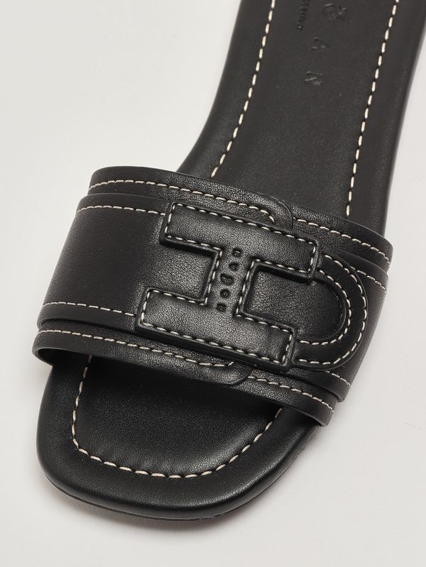 5. Women's H685 leather sandal Black Hogan hxw6850gc20kxt