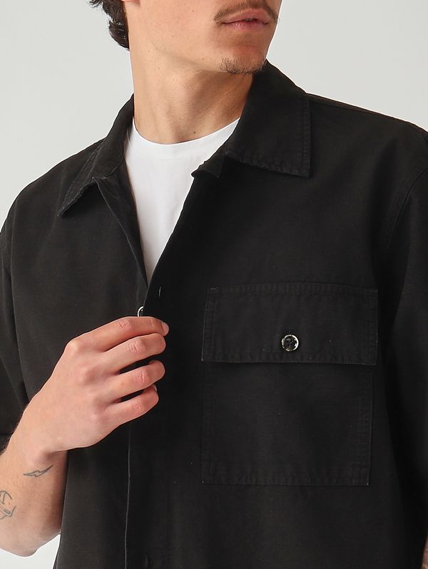 5. Sobrecamisa Max para hombre de algodón Negro Nine in the morning mx32