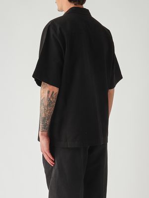 4. Sobrecamisa Max para hombre de algodón Negro