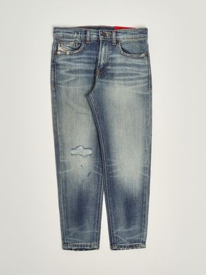 1. Jeans bambino D-Lucas in cotone stretch Denim Chiaro