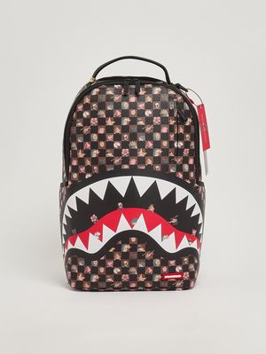 1. Kinderrucksack aus Kunstleder Schwarzbraun