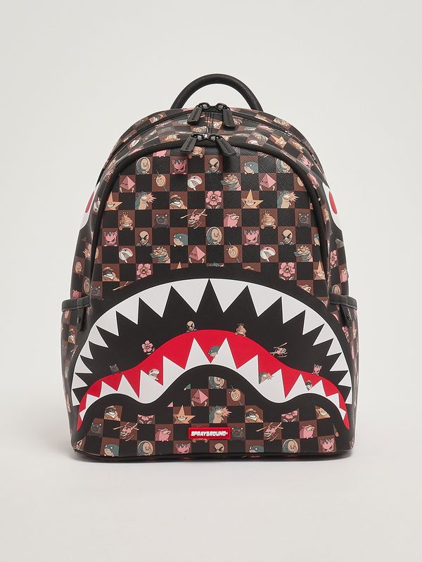 Sprayground Peeking Character Remix Savage vegan leather backpack