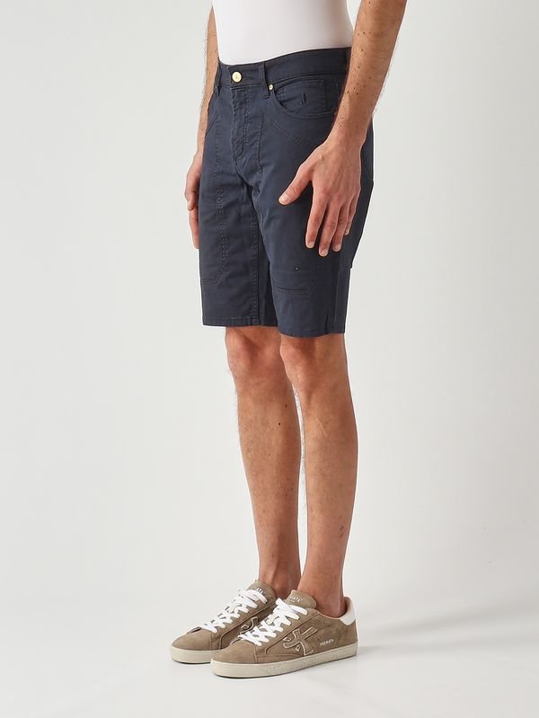 2. Bermuda uomo Jayden in cotone stretch Blu Scuro Jeckerson pe26jupbe001jayde001