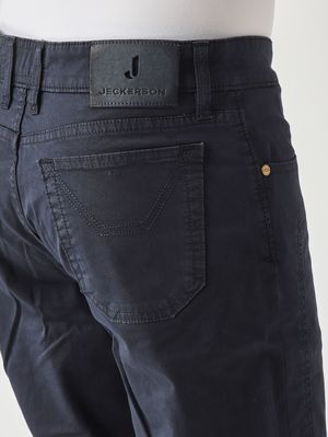 4. Bermuda uomo Jayden in cotone stretch Blu Scuro
