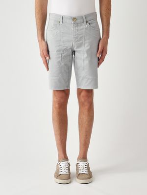 1. Bermuda uomo Jayden in cotone stretch Grigio Cemento