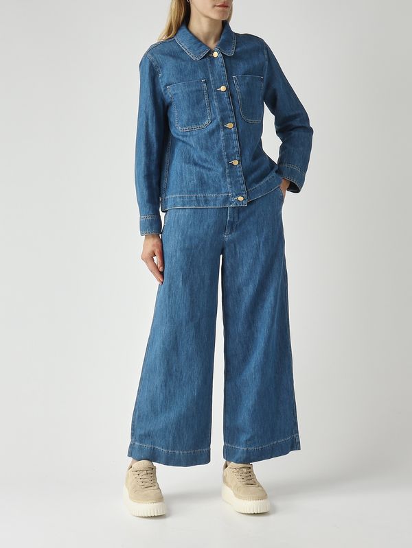 2. Veste Galante pour femme en coton et lin. Denim moyen S Max Mara 2619041113600