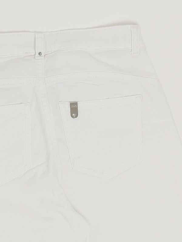 3. Mädchenhose aus Stretch-Baumwolle Weiß Liu Jo ga6100t3941
