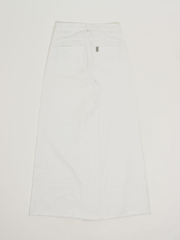 2. Mädchenhose aus Stretch-Baumwolle Weiß Liu Jo ga6100t3941