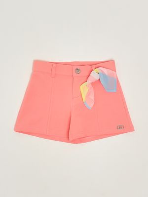 1. Shorts en molleton pour fille Corail