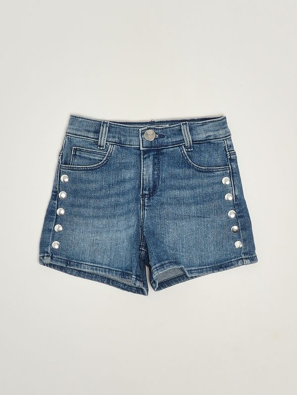Short en coton stretch pour fille Denim moyen Liu Jo