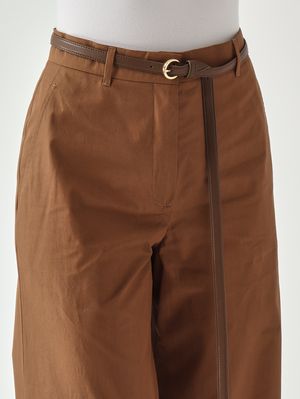 5. Pantalón de mujer Farea de algodón Canela