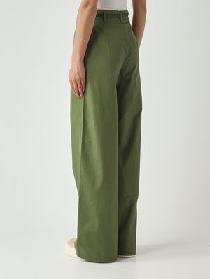 4. Pantalón de mujer Farea de algodón Verde