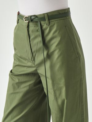 5. Pantalón de mujer Farea de algodón Verde