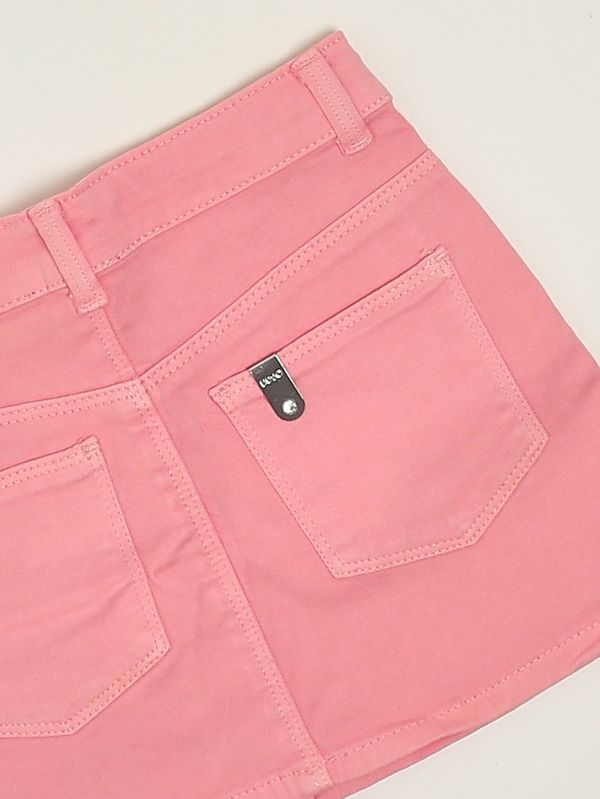 3. Gonna bambina in cotone stretch Corallo Liu Jo ka6078t3941
