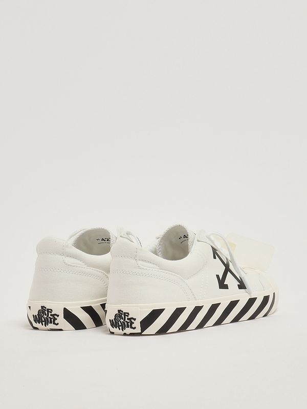 3. Men's Vulc Undercut cotton canvas sneakers Black-White Off-White omia2apc99fab0010