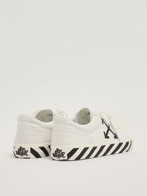 3. Baskets homme Vulc Undercut en toile de coton Blanc-Noir