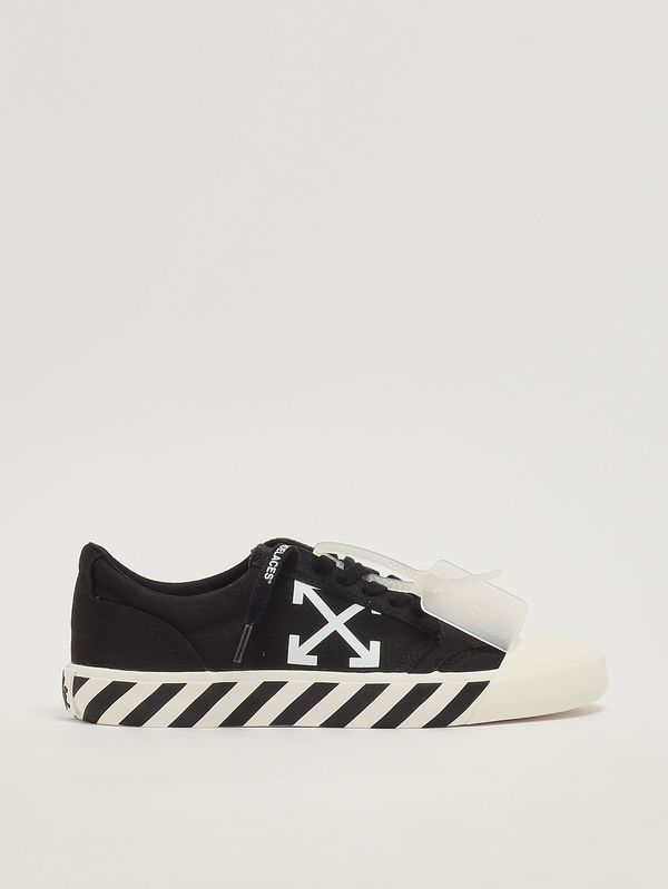 1. Herren-Sneaker Vulc Undercut aus Baumwoll-Canvas Schwarz-Weiß Off-White omia2apc99fab0011