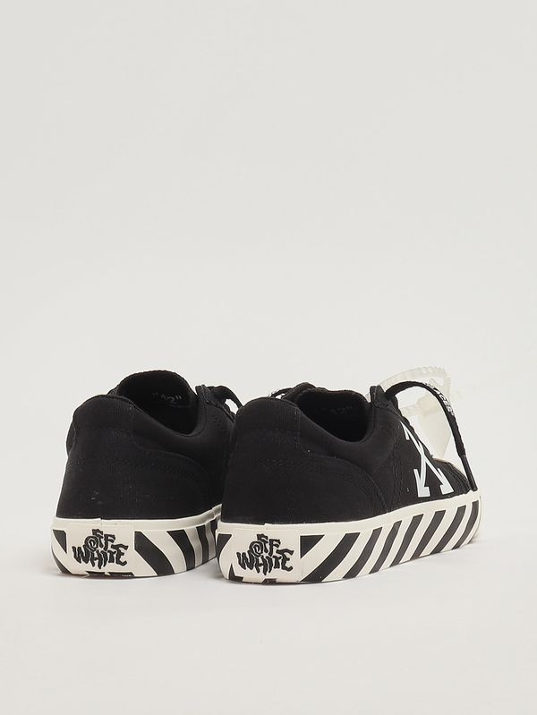 3. Herren-Sneaker Vulc Undercut aus Baumwoll-Canvas Schwarz-Weiß Off-White omia2apc99fab0011