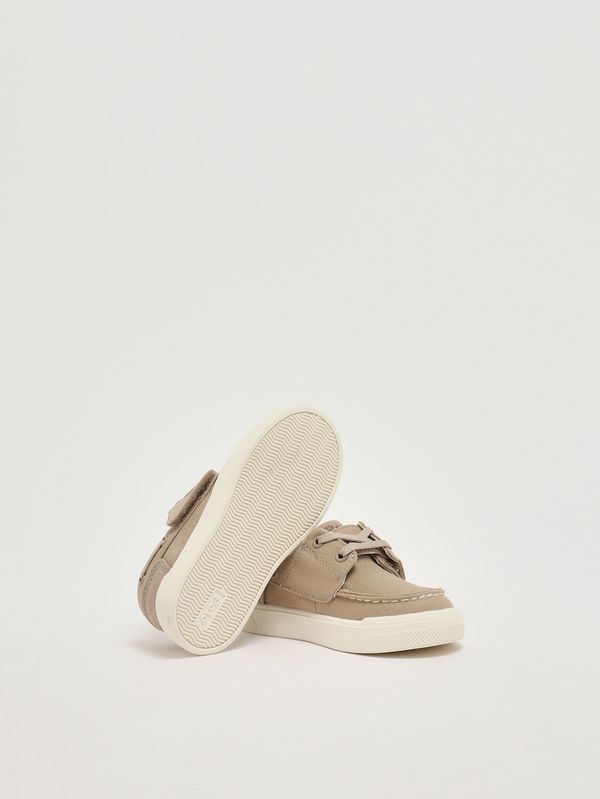 4. Mocassino bambino in canvas Beige Polo Ralph Lauren rl04223