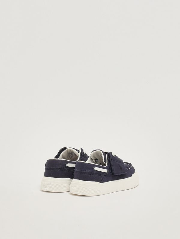 3. Mocasín para niño de lona Azul Polo Ralph Lauren rl04223