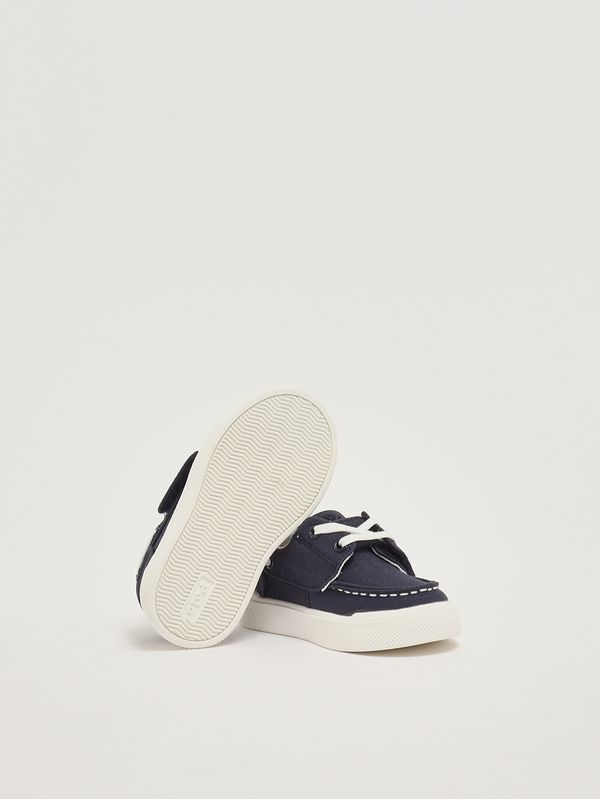 4. Mocasín para niño de lona Azul Polo Ralph Lauren rl04223