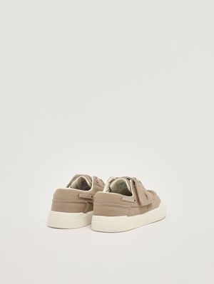 3. Mocassino bambino in canvas Beige