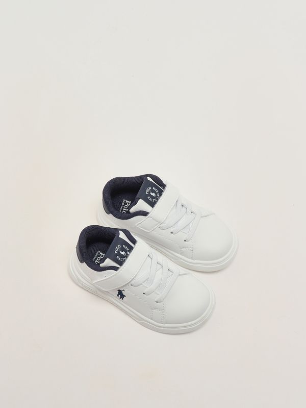 2. Kindersneaker aus Kunstleder Weiß Polo Ralph Lauren rl04251