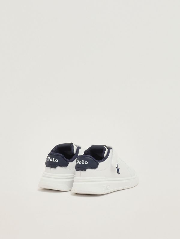 3. Kindersneaker aus Kunstleder Weiß Polo Ralph Lauren rl04251