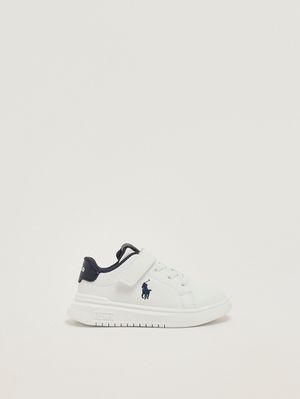 1. Kindersneaker aus Kunstleder Weiß