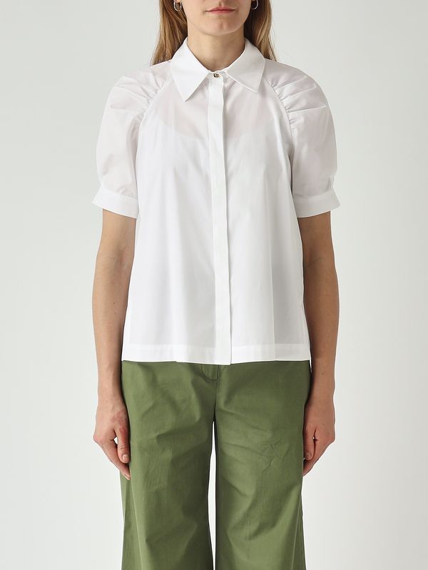 Max Mara Studio Women's Amore cotton shirt - White | Caposerio.com