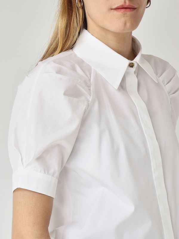 5. Women's Amore cotton shirt White Max Mara Studio 2616111032600
