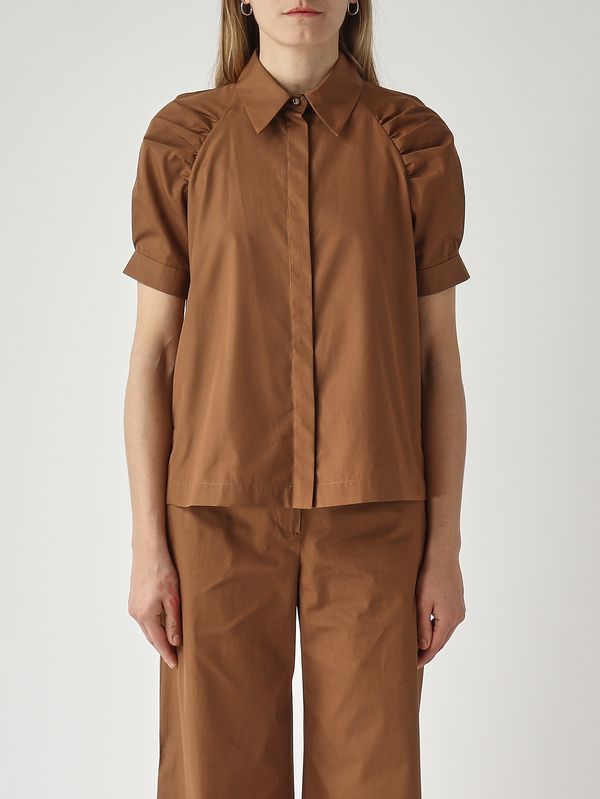 Camisa de mujer Amore de algodón Cuero Max Mara Studio