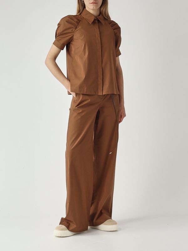 2. Camicia donna Amore in cotone Cuoio Max Mara Studio 2616111032600