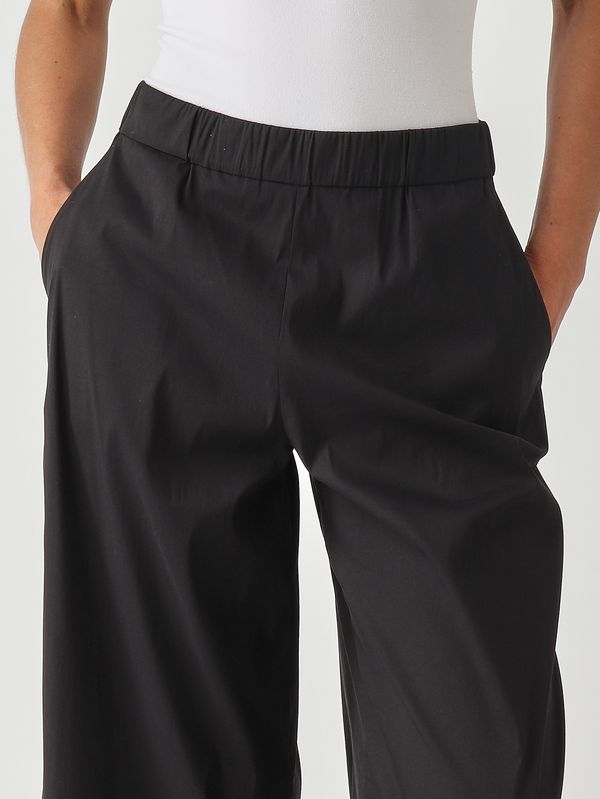 5. Damenhose Pece aus Baumwollmischgewebe Schwarz Max Mara Beachwear 2616131019600