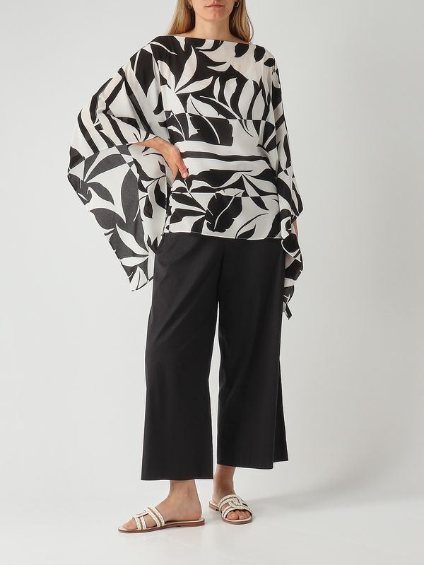 2. Damenhose Pece aus Baumwollmischgewebe Schwarz Max Mara Beachwear 2616131019600