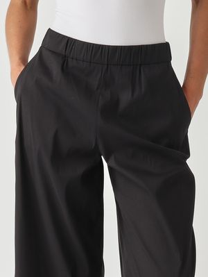 5. Damenhose Pece aus Baumwollmischgewebe Schwarz