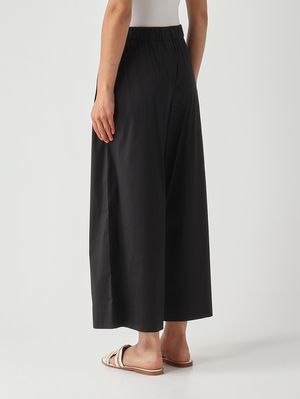 4. Damenhose Pece aus Baumwollmischgewebe Schwarz