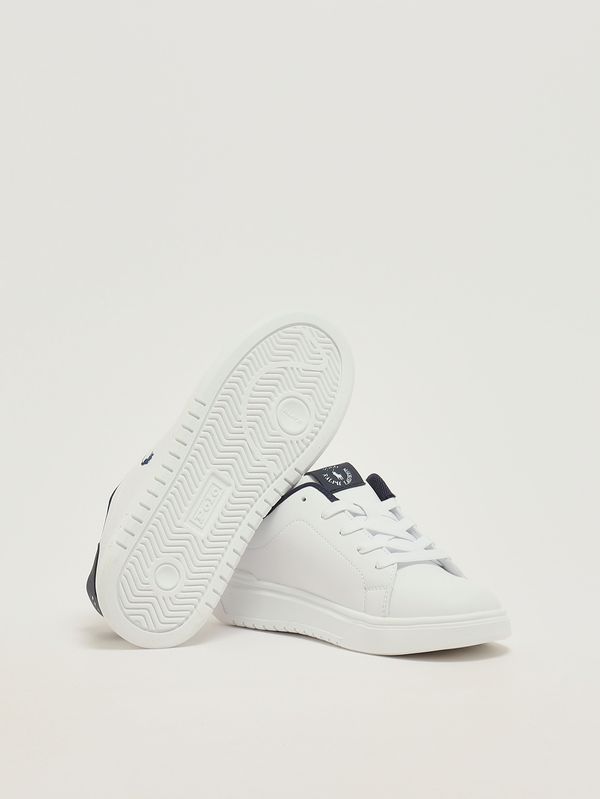 4. Kindersneaker aus Kunstleder Weiß Polo Ralph Lauren rl03844