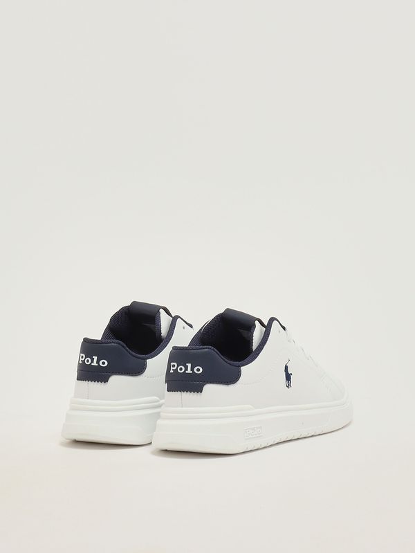 3. Kindersneaker aus Kunstleder Weiß Polo Ralph Lauren rl03844