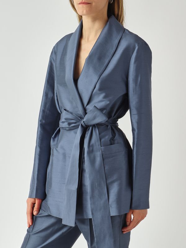 5. Giacca donna Biacco in seta Ottanio Max Mara Studio 2616191044600