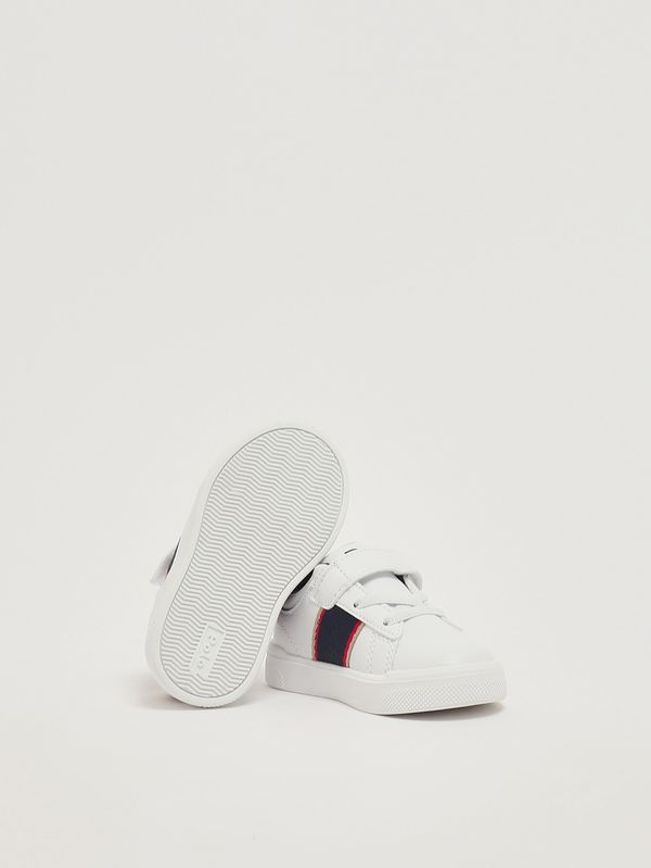 4. Kindersneaker aus Kunstleder Weiß Polo Ralph Lauren rl04217