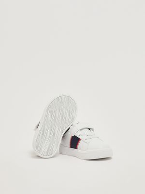 4. Kindersneaker aus Kunstleder Weiß