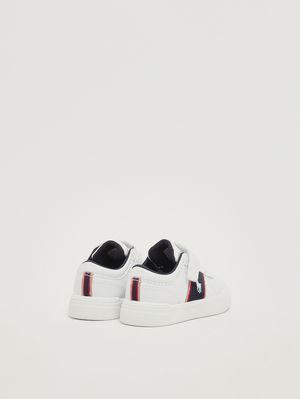 3. Kindersneaker aus Kunstleder Weiß