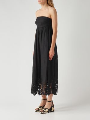 3. Abito donna Scena in lino Nero