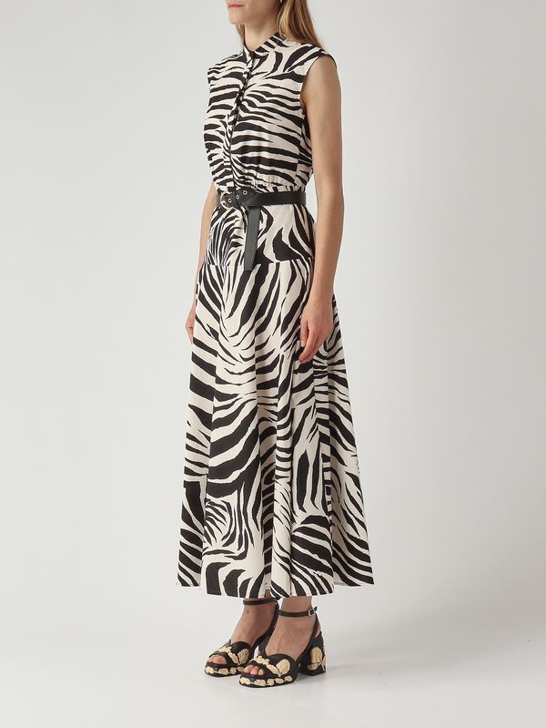 3. Abito donna West in cotone Bianco-Nero Max Mara Studio 2616221142600