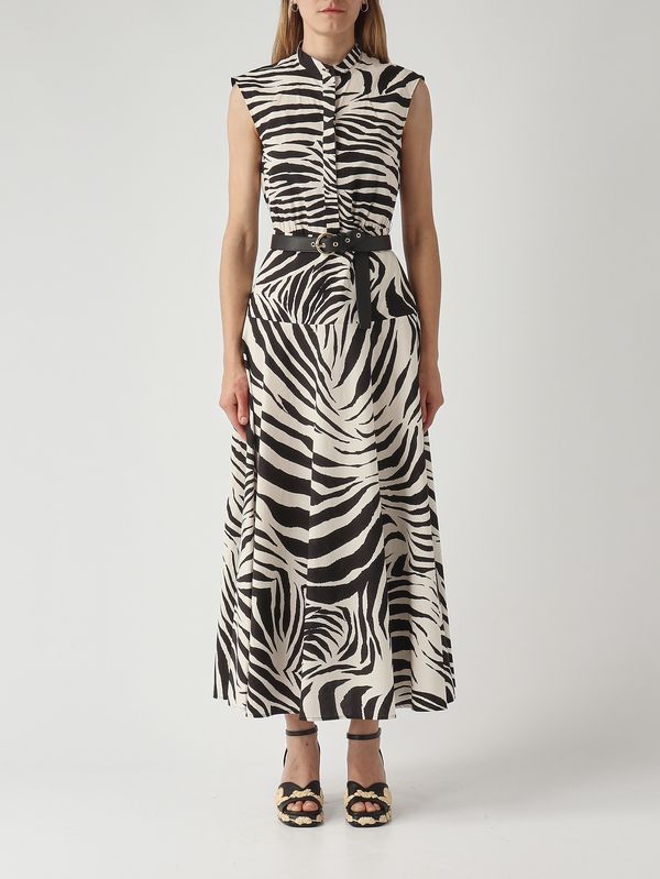 1. Abito donna West in cotone Bianco-Nero Max Mara Studio 2616221142600