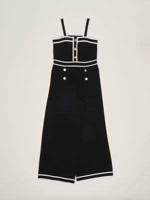 1. Conjunto de punto para niña Negro