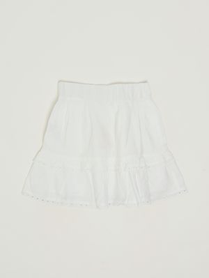 2. Cotton skirt for girls Off-white